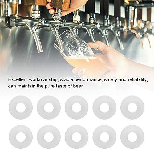 25pcs Silicone Gasket,Beer Bottle Cap Gasket,Beer Swing Flip Top Bottle Silicone Gaskets Home Brew Beer Soda Bottle Seal Gasket bottle gasket Home Brewing Gaskets Silicone Seals swing top