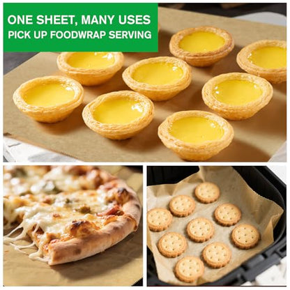 EcoDispose 2000 Count 12" x 10-1/2" Precut Pop Up Deli Paper Sheets, Interfolded Heavy Duty Oil-Resistant Kraft Paper for Bakery, Food Wrap, Serving, Oven, Air Fryer & Microwave - color: Kraft, size: 12"x10.5"inch