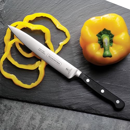 Tramontina Pro Series Forged 6-inch Utility Knife, Stain-free High-Carbon Steel Kitchen Knives for Cooking - style: 6-Inch Utility Knife