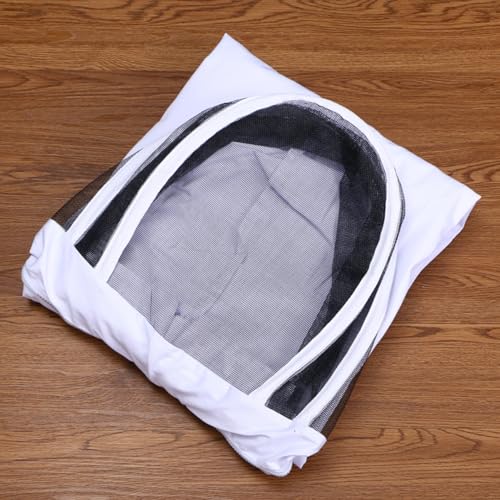 Full Body Beekeeping Suit Veil Men Beekeeping Suit for Protection XXL White