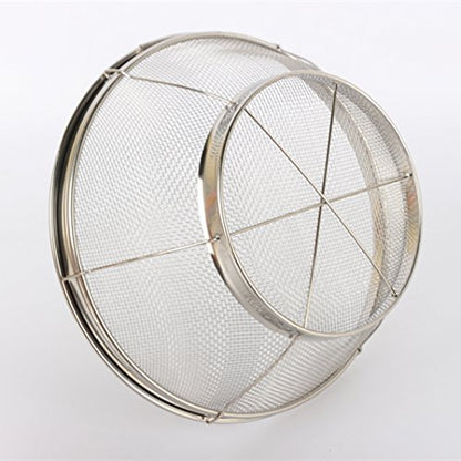 Set of 3- Wash Strainer Colander Reinforced Basket Stainless Steel Kitchen Sieve Strainer with Fine Mesh Net Quality( Straining, Draining,Wash Vegetable, Noodles)(B11861)~ We Pay Your Sales Tax