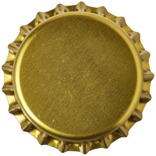 Beer Bottle Crown Caps - (Gold)