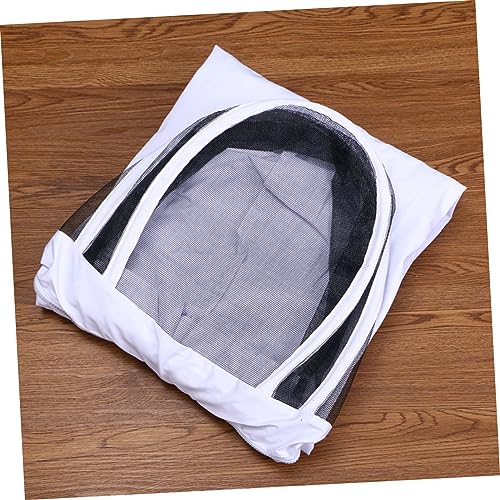 Yardwe Professional Full Body Beekeeping Suit Removable Veil Hood XXL for Beekeepers Elastic Cuffs and Ankles for Comfort and Security for Beekeeping Activities
