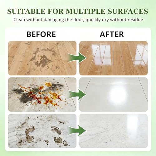 Floor Cleaning Tablets, Lemon Scent, 15 Count | Fast Dissolving Floor Cleaner | No Sticky Residue | Safe for Pets & Kids | For Tile, Vinyl, Laminate & Hardwood Floors