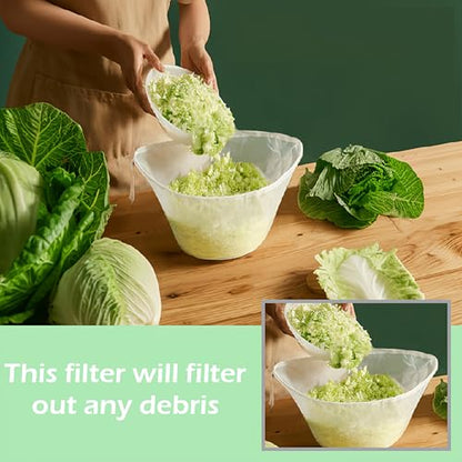 Cheese Cloth Bag for Straining, Bowl Shape Nut Milk Bag Reusable Strainer Bag, Nut Bag Strainer with Drawstring for Tea Juice Yogurt Almond Milk Coffee Soy Milk Dumpling Fillings and More (6Pcs S+M+L) - color: 6Pcs S+M+L