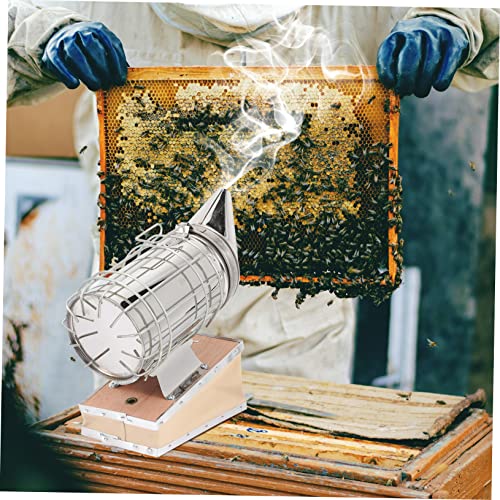 VICASKY Beehive Smoker Tool Portable Bee Smoker Box for Beekeeping Protective Heat Shield
