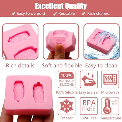 Woven Basket Silicone Fondant Molds for Chocolate Cake Decoration Candy Cupcake Topper Cake Polymer Clay Crafts Epoxy Resin