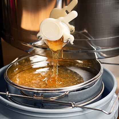 VIVO Double Sieve Stainless Steel Honey Strainer, BEE-V101H | Bee Keeping Equipment Filter