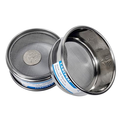 26 Mesh Lab Sieves 4" Diameter 304 Stainless Steel Wire Cloth Test Sieve for Industrial Laboratory Home - size: 26 mesh