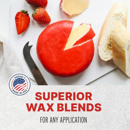 Blended Waxes, Inc. Cheese Wax Block - Black - 1 Block (1, Red) - color: Red
