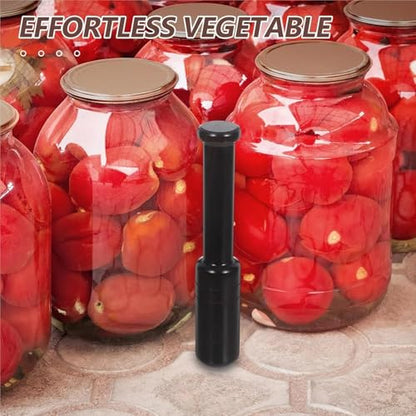 2pcs Wooden Sauerkraut Pounder Black Fermentation Tamper Stick Manual Pickled Vegetable Masher Grinding Rod Kitchen Wood