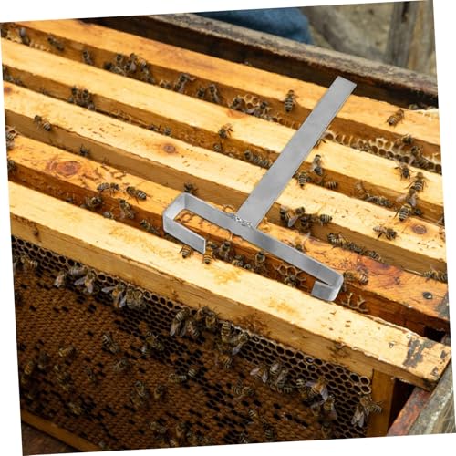 2pcs Bee Frame Holder Stainless Steel Support Rack for Beekeeping Tools Perch Stand for Hive Frame Storage and Cleaning Design for Beekeepers Supplies