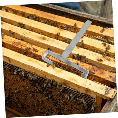 2pcs Bee Frame Holder Stainless Steel Support Rack for Beekeeping Tools Perch Stand for Hive Frame Storage and Cleaning Design for Beekeepers Supplies