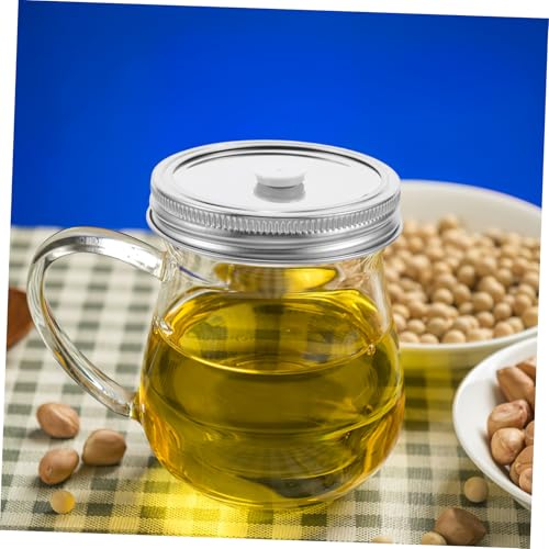 Garneck 2pcs Mason Jar Vacuum Sealer Lids Wide Mouth Stainless Steel Jar Lids Split Design for Canning Fermentation