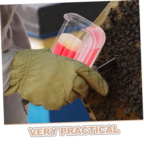 MERRYHAPY Queen Marking Bottle Leakproof Cap Plastic Bee Marker for Beekeepers Lightweight and User-Friendly Queen Clips for Efficient Bee Breeding and Research