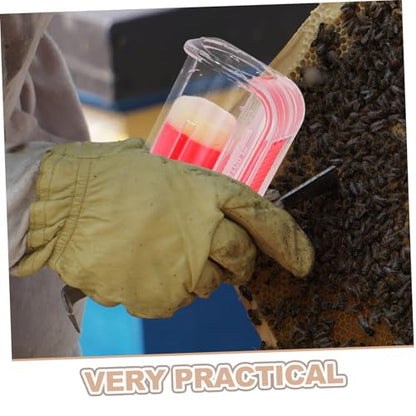 MERRYHAPY Queen Marking Bottle Leakproof Cap Plastic Bee Marker for Beekeepers Lightweight and User-Friendly Queen Clips for Efficient Bee Breeding and Research