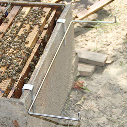 Hemoton 4 pcs Beekeeping Frame Holder Brackets Beehive Frame Supports Bee Hive Maintenance Honey Harvesting