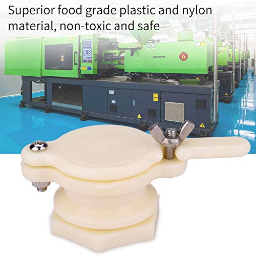 Nylon Honey Gate Valve, Food Grade Beekeeping Bottling Tap with Stainless Steel for Honey Extractor and Buckets