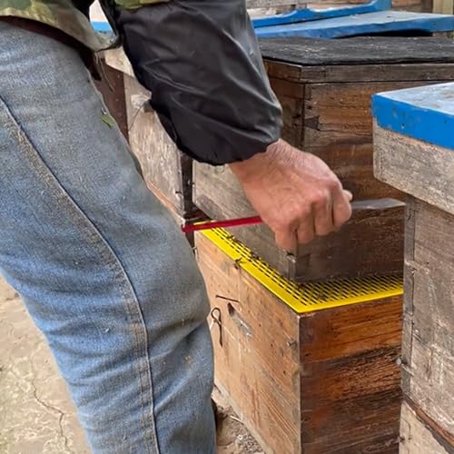 Stainless Steel Beehive J-Hook -, 4 Packs Multi-Purpose Beehive Elevator and Scraper, Can Pry The Beehive and Scrape Propolis, Professional Beekeeping Tool.