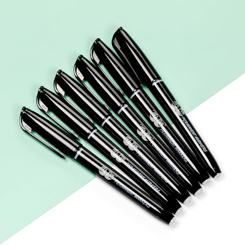 Mr. Pen- Permanent Markers, 12 Pack, Black, Fine Tip, Black Markers | Fine Tip Markers