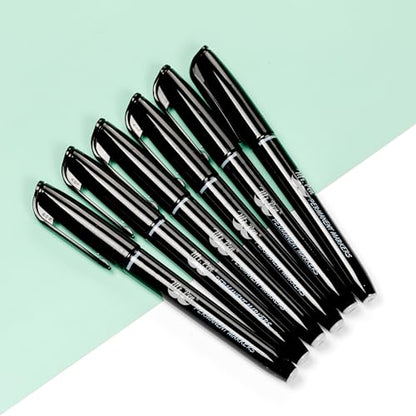 Mr. Pen- Permanent Markers, 12 Pack, Black, Fine Tip, Black Markers | Fine Tip Markers