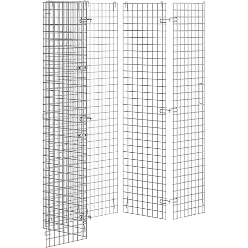 18" x 36" x 61" NSF Commercial Heavy Duty Chrome Wire Security Cage Kit, Metal - color: Grey, size: 18" x 36" x 61" Only Security Cage