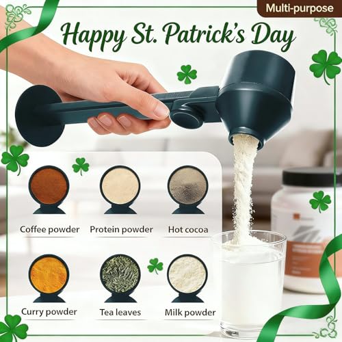 Coffee Scoop & Funnel, Jade Green, 2 Models A&B, 2Pcs | For Reusable K-Cup Pods, 2Tbsp Dosing Spoon, 51mm Espresso Tamper, BPA-Free PCTG, Dishwasher Safe - color: Jade Green