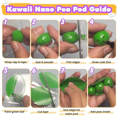 Nano Tape Squishy Kit DIY Vegetables - color: Nano Tape Vegetables