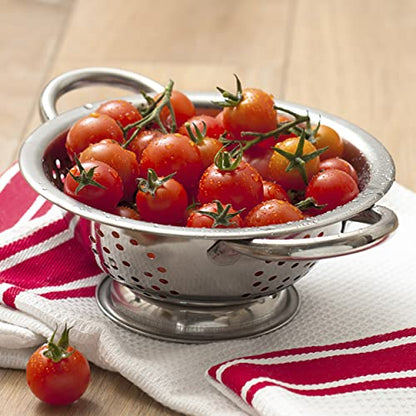 ExcelSteel Colander Set Stainless Steel | Nesting Design | Mirror Polished-| Oversized Handles-| 1-4 Quart,Set of 3,(Pack of 6) - size: 1 QT/2.5 QT/4 QT (Pack of 6)