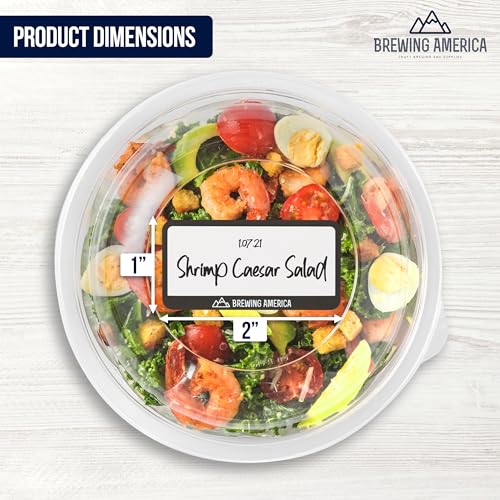 Dissolvable Food Labels for Food Containers - Made in USA - Great for Food Prep, Pantry, Canning, Freezer, Mason Jar Storage, Bottles and Rotation– No Scrubbing, No Residue - Black - color: Black
