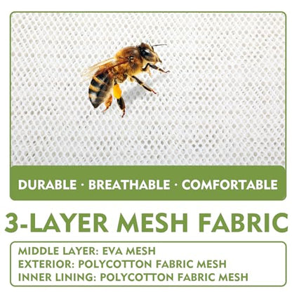 Upgraded Bee Suit for Men & Women Sting Proof, Thickened Ventilated Beekeeper Suit with Gloves & Round Veil, Full Protection Beekeeping Suits(XL 5'7"-5'11") - size: Thickened XL