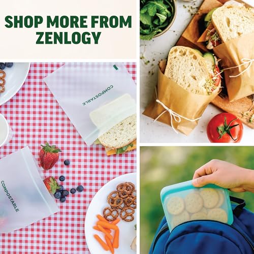 Beeswax Wrap Roll 13" x 55" – Zenlogy Reusable Beeswax Food Wrap, Cut to Size, Organic Cotton & Natural Beeswax, Washable Plastic Free Food Storage