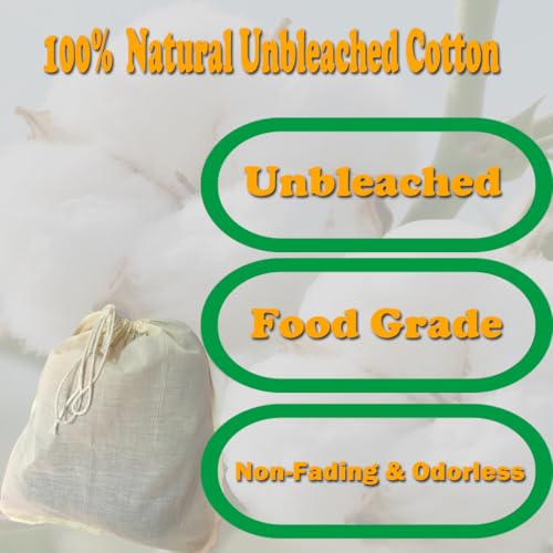 2 Pack XXL 14"x14" Nut Milk Bag - Unbleached Natural Cotton Cheese Cloths | Reusable Cheesecloth Strainer for Almond/Oat/Soy Milk, Juice, Cold Brew Coffee, Yogurt, Wine, Soup | Triple Stitched - size: 14" x 14"