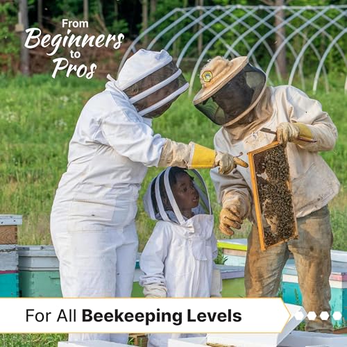 Mann Lake Traditional Complete Bee Hive Kit, 9⅝" Deep Hive Body with 10 Frames, Beeswax Coated Food-Grade Plastic Foundation, Weather Resistant Telescoping Cover & Bottom Board, Made in USA, Unpainted - color: Not Painted Hive Kit
