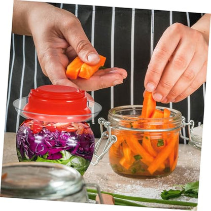 Pickle Jar Airtight Lid Multi-Use Fermenting Jar for Kimchi and Sauerkraut Food-Grade Storage Container for Kitchen