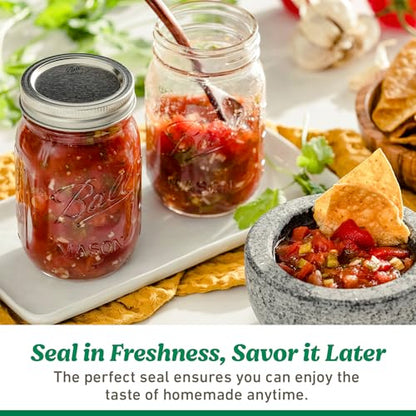 Ball Mason Jar Leak-Proof Lids, Wide Mouth, 6 CT (Pack of 3) - color: Wide, size: 6 Count (Pack of 3)