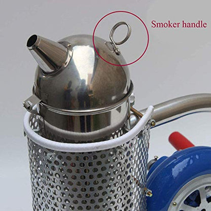 JIXIN Stainless Steel Bee Hive Smoker Smoker with Heat Shield Tool for Beekeeping Bee Beekeeper Beekeeper Equipment Tools