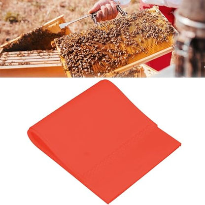 2PCS Beehive Foundation Sheets, Beeswax Foundation Sheets Press Embosser Machine Manual Silicone Mold DIY Beekeeping Tool