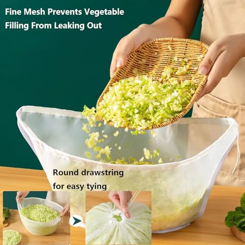Soy Milk Bag, 2025 New Organic Unbleached Cheesecloth Bags, Cheese Cloth Bag For Straining, Nut Milk Bags For Straining Reusable, For Straining Oat Milk, Almond Milk, Cheese Making (3, L) - size: L