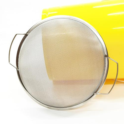 2 Pack YUEBM Stainless Steel Fine Mesh Paint Strainer Fits 5 Gallon Bucket, Filter Impurities and Protect Spray Gun, Easy to Clean and Reusable