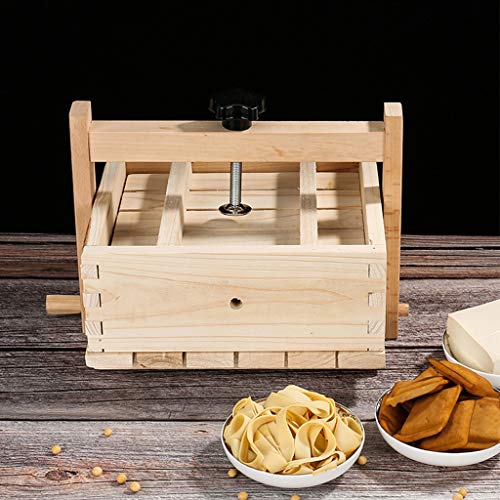 Tofu Mold Maker Press Making Cheese Kit Wooden Box Tool Pressing Presser Home Homemade Curd Stamper Soybean Multifunction Cheese Press - size: zzzz-s