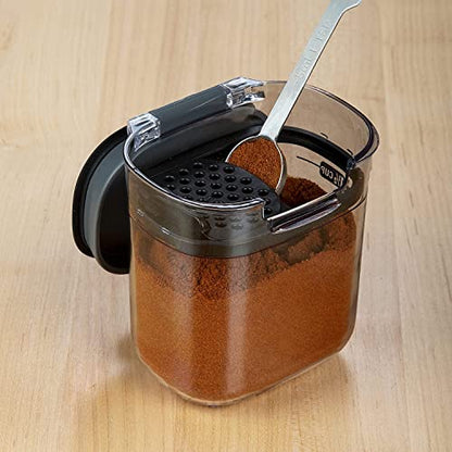 Progressive PKS-401 1.5 Cup Mini Prokeeper+ Airtight Silicone Seal Storage Container Great For Spices & Baking Acessories (4- Piece) - size: 4- Piece