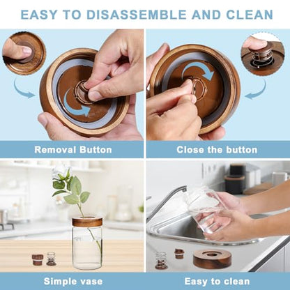 Glass Spice Jars Seasoning Containers Small Glass Jars with Lids Airtight Food Storage Canister for Kitchen Pantry Sugar Tea Coffee Bean Nuts Cookies Herbs Salt (30oz(900ml)*2 pack) - color: 30oz(900ml)*2 pack
