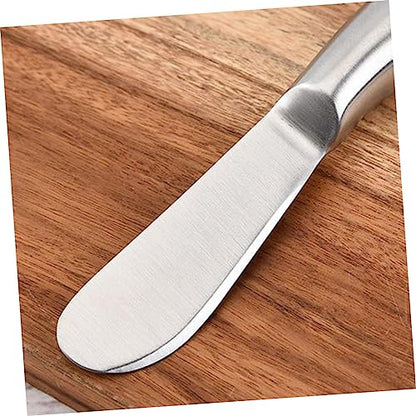 SOLUSTRE Stainless Steel Butter Spreader Knife Cream and Cheese Spatula for Cake Icing and Butter Rust-resistant Kitchen Utensil Suitable for Restaurants and Catering