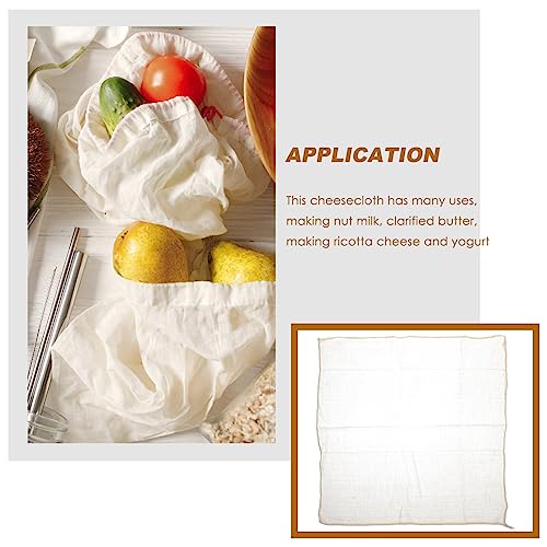 12 pcs Tofu Straining Cloth Reusable Cheesecloth Filter Kitchen Washable Muslin Tofu Nut Milk Cheese Making