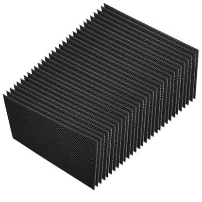 30pcs/Pack Plastic Foundation Sheet for Bee Frame Wax Coated Foundation Sheet Beehive Frame Foundation Sheet Beekeeping Supplies Cell Size 5.4mm (Medium Size: 425 * 141mm) - size: Medium Size: 425*141mm