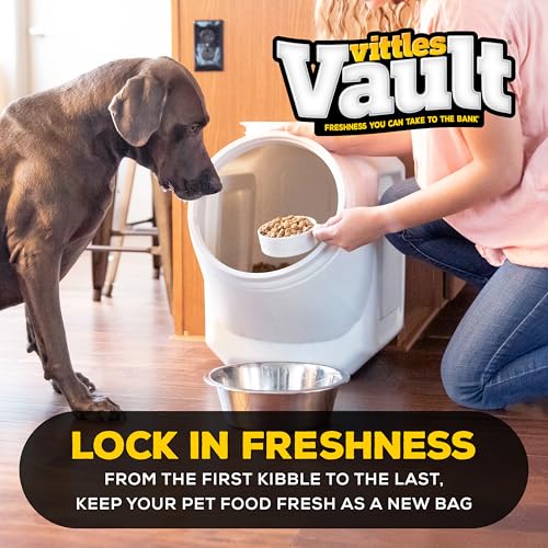 Gamma2 Vittles Vault Outback Airtight Pet Food Container, 40 Pounds | Made in USA, sealing lid keeps dry meals fresh and pests out, 20.5 x 12 x 16.75 inches, durable pantry bin, easy lid access - size: 40 Pounds