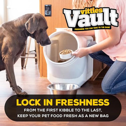 Gamma2 Vittles Vault Outback Airtight Pet Food Container, 40 Pounds | Made in USA, sealing lid keeps dry meals fresh and pests out, 20.5 x 12 x 16.75 inches, durable pantry bin, easy lid access - size: 40 Pounds