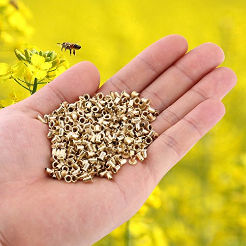 Bee Frame Eyelet, 1000pcs Beehive Nest Box Frame End Threading Hole Eyelets Beekeeping Tools