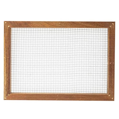 Tablecraft 11088 Herb Drying Rack, Natural, 13.75-inch Length, Acacia Wood